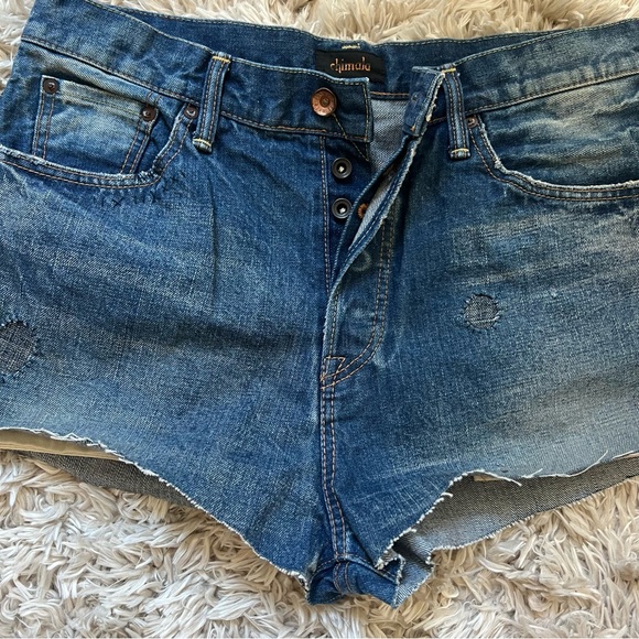 Chimala Japanese Selvedge Denim Cut Off Shorts - Picture 7 of 10